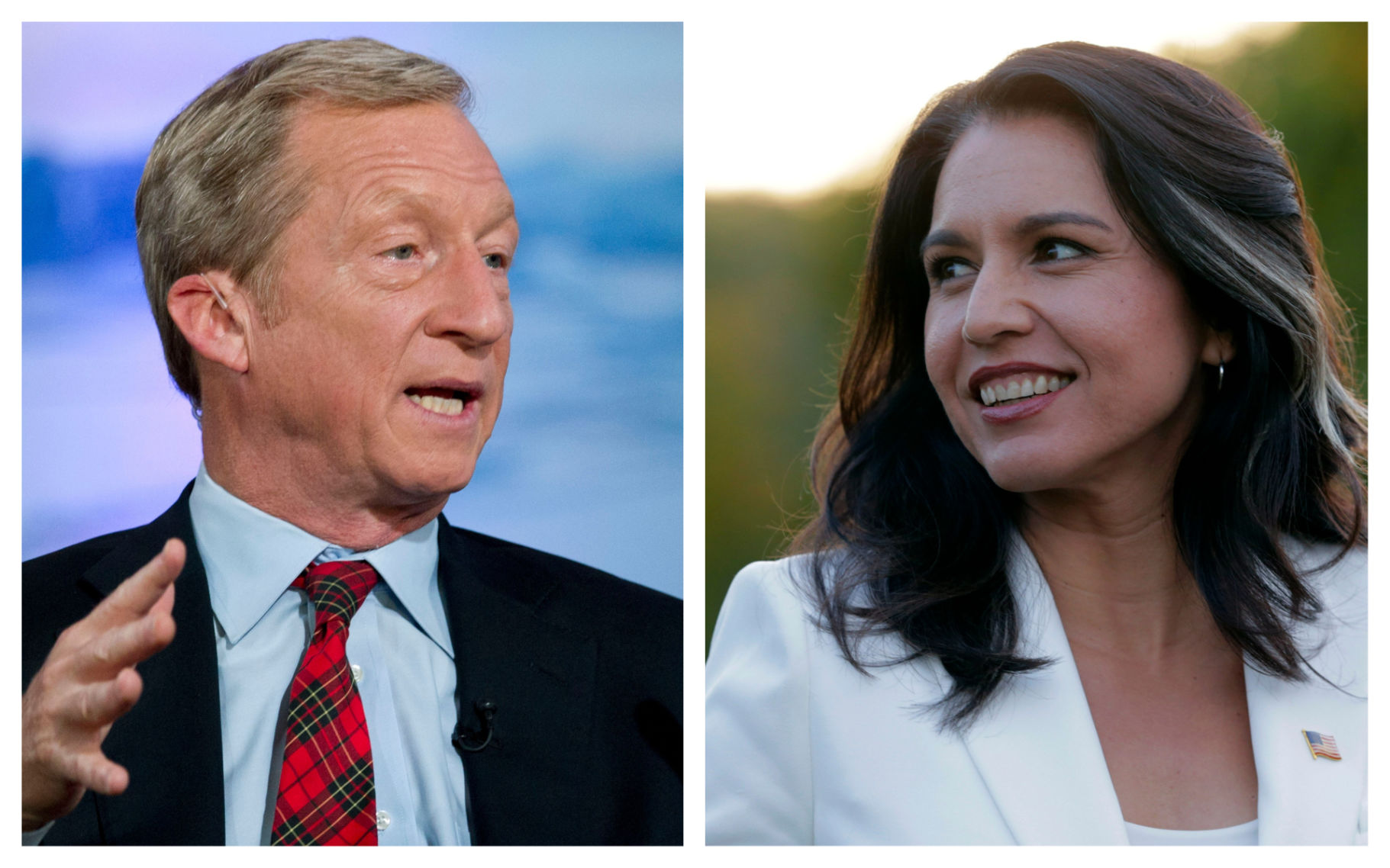 Steyer and Gabbard